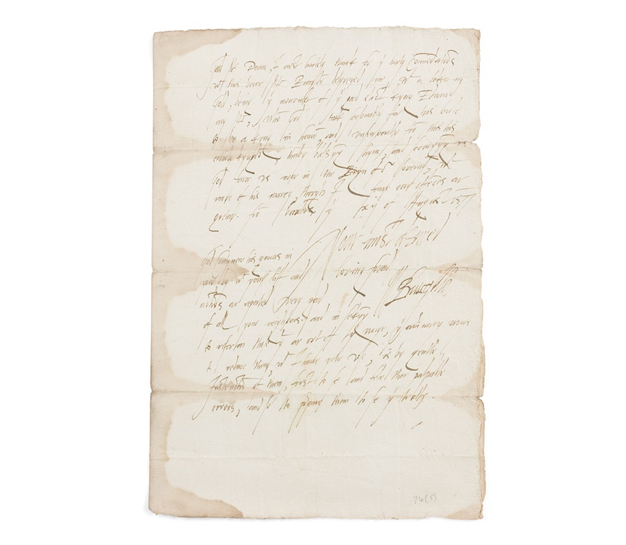 BURGHLEY, WILLIAM CECIL, 1ST BARON (1520-98) AUTOGRAPH LETTER SIGNED